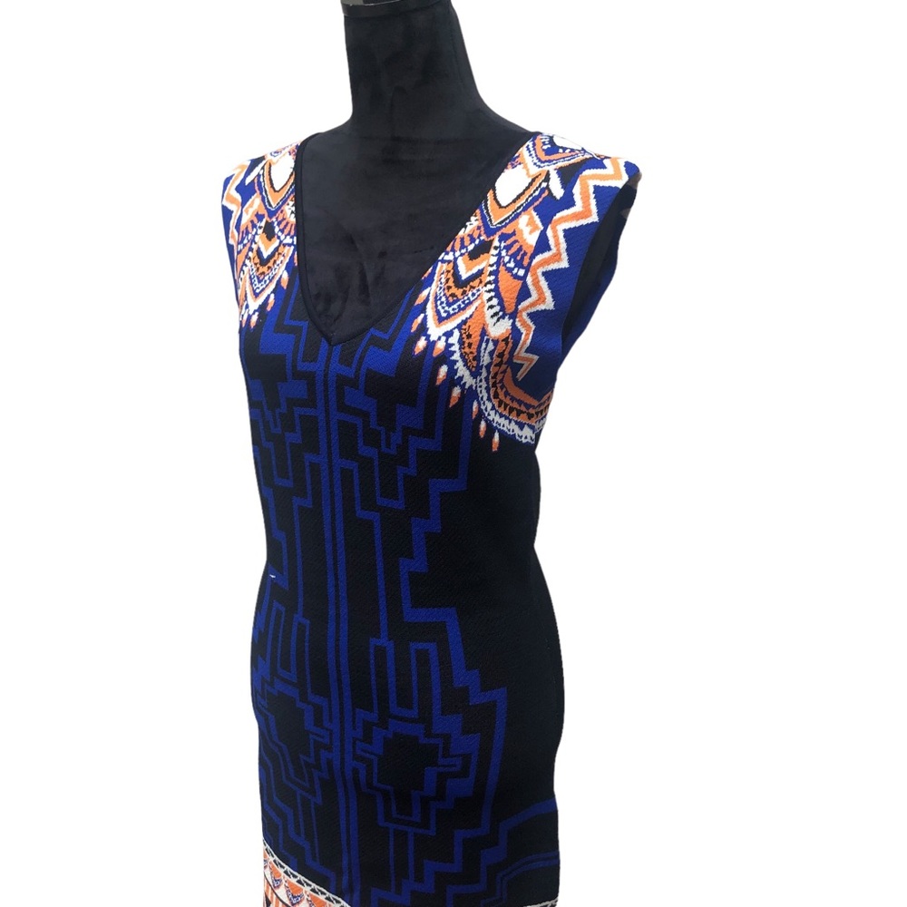 Jealous Tomato Printed Bodycon Dress size Large - Picture 3 of 10
